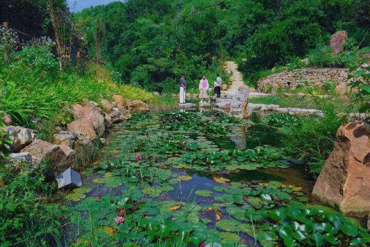 白谷煙樹景區的河流（余琴 攝）